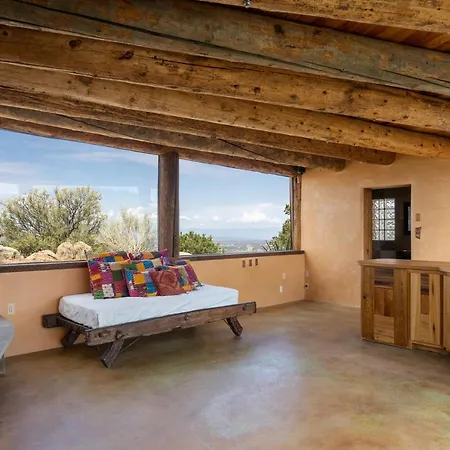 Santa Fe Ridgetop Retreat With 2 Hot Tubs And Views Exterior foto